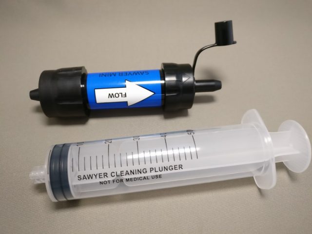 SAWYER PRODUCTS ミニ 浄水器 SP128 注射器