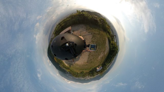 裏山 頂上の360度 Little Planet