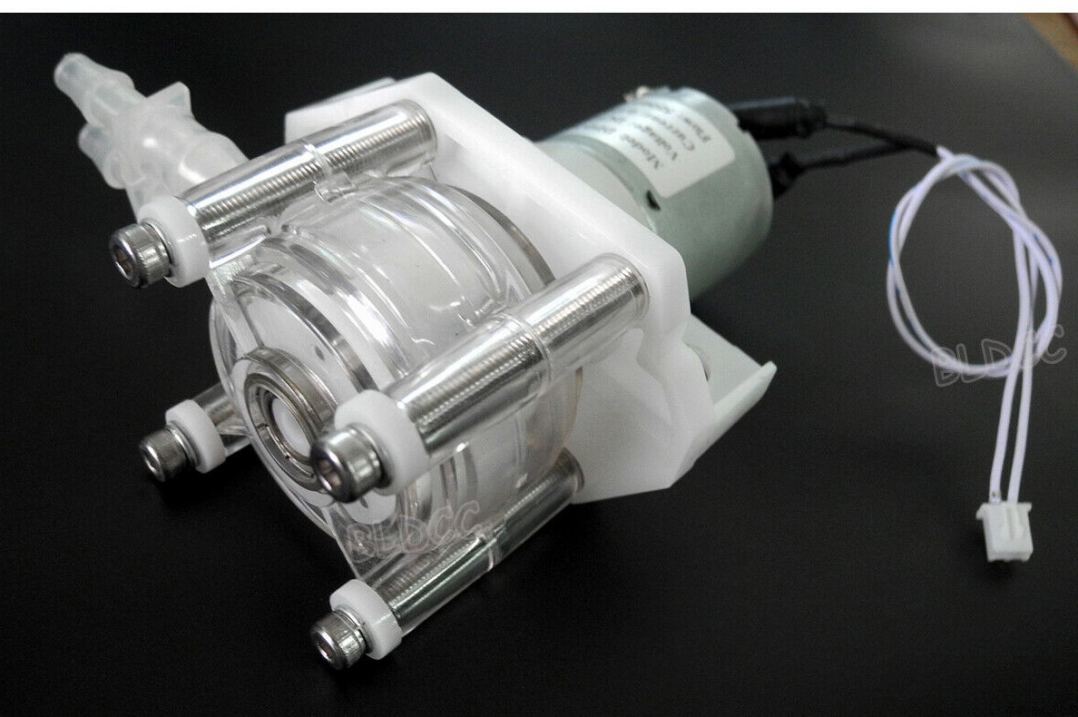 12V DC Large Flow Peristaltic Pump Corrosion Resistant Peristaltic Metering Pump